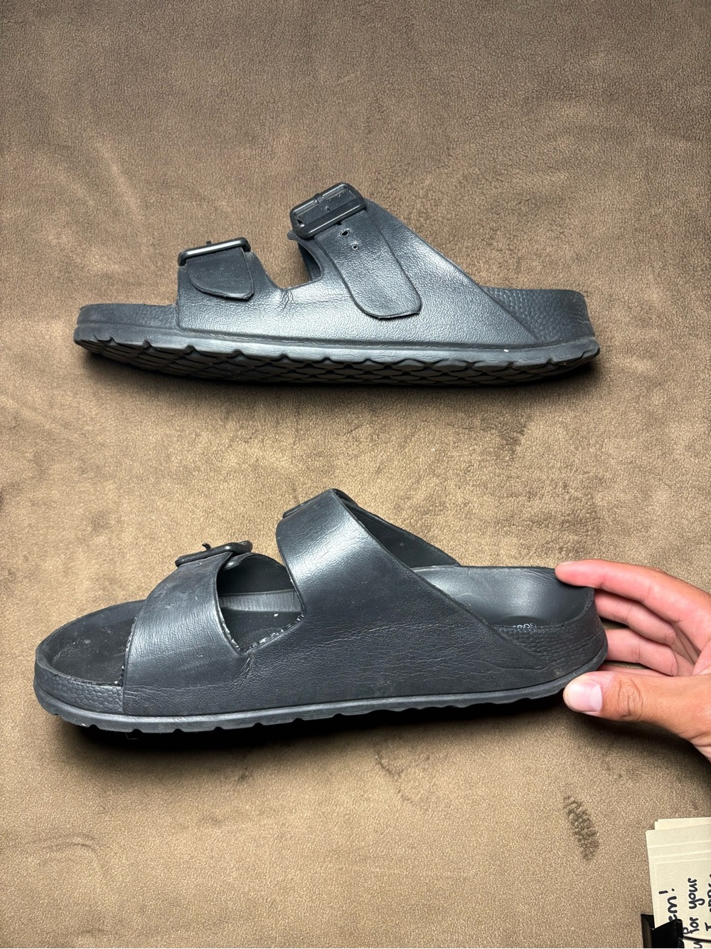 Sonoma black buckle sandals - Size U.S. 9 🖤☀️